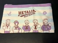 ヘタリア　フラットポーチ 水兵 連合　描き下ろし　イギリス　ロシア　中国