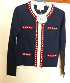 【新品】Chesty チェスティ パールカーディガン