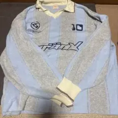 KOOKY'N ライトブルー ストライプ ニットセーター