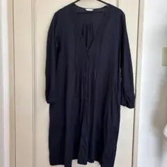 ブルー ロングワンピース