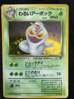 旧裏 わるいアーボック Pokémon Card Game ポケモン アニメ
