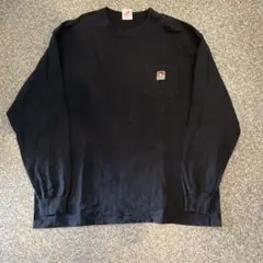 【J7】BEN DAVIS ポケット長袖Tシャツ ブラック XLのサムネイル