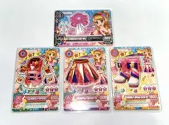 アイカツ 大空あかり ピンクパレードコーデ 4枚セット