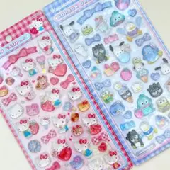 【国内正規品】 ボンボンドロップシール サンリオ 第二弾 はぴだんぶい 赤キティ