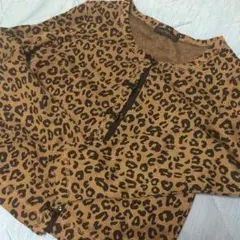 ヒョウ柄 カーディガン