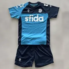 美品　sfida サッカーウェア　セット 青黒　150cm