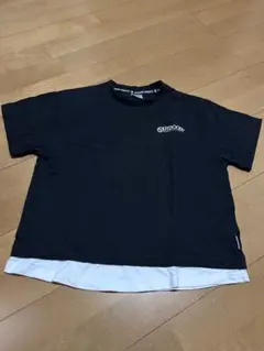 outdoor 重ね着風　半袖tシャツ　150センチのサムネイル