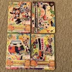 アイカツ　ハニージョーカーセット　4枚