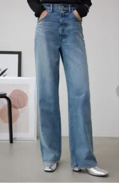 AZUL DENIM/ハイウエストワイドデニムIV