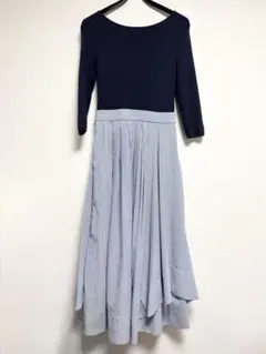 【美品】ジャスグリッティー M ニット切り替えワンピース