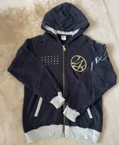 24karats フード付きジャージ ブラック　Lサイズのサムネイル