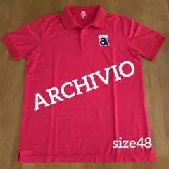 ARCHIVIO ポロシャツ レッド サイズ48✨美品✨のサムネイル