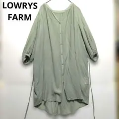LOWRYSFARM ロリーズファーム 半袖 ブラウス ロング ドロストのサムネイル