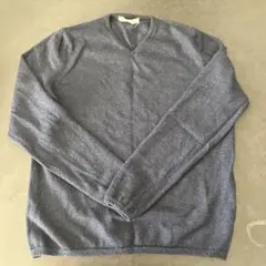 GALERIE VF グレー Vネックニットセーター