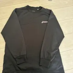 asics バレーボール 長袖 プラクティスシャツ ブラック M