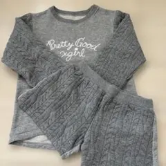 X-girl Stages グレー キルティング トレーナーセット