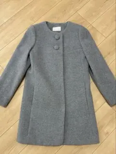 anysis グレー アンゴラコート