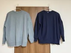 【美品】ミラオーウェン　リネン混サマーニット2枚セット(同色インナー付き)