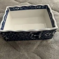 砥部焼 龍峯窯 ティッシュボックス