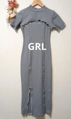 GRL グレイル 2way スリット キャミワンピース クロップド丈 トップス
