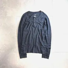 希少デザイン】アルマーニエクスチェンジ ヘンリーネック ニット 
