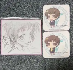 【最終価格】PSYCHO-PASS サイコパス ミニ色紙＆コースターセット