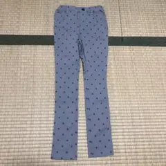 新品未使用　HUSHUSH パンツ　140 グレー　星　レギンス