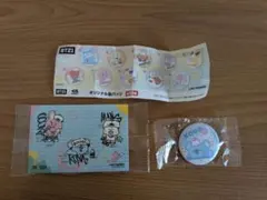 BT21 くら寿司 コラボ オリジナル缶バッジ&ステッカー KOYA