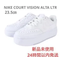 NIKE スニーカー コートビジョンアルタDM0113-100 厚底 23.5㎝