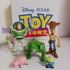 トイ・ストーリー フィギュアセット バズ ウッディ レックス ハム エイリアン