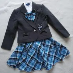 極美品 マザウェイズ １２０㎝ フォーマル 制服風３点セット