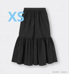 GU完売品⭐︎ティアードフレアロングスカートXS