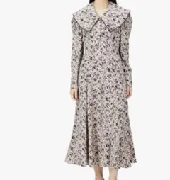 SNIDEL ビッグカラーコルセットワンピース