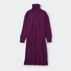 UNIQLO　ソフトニットフリースワンピース（長袖）