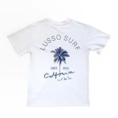 正規品　LUSSO SURF パームツリーロゴパーカー　Sサイズ　送料込み Safari系☆LUSSO SURF パームツリーボアパーカー Mサイズの通販はau