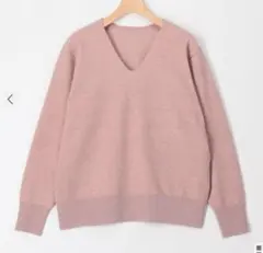 ノーリーズ スーパーストレッチVネックプルオーバーニット