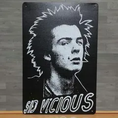 SID VICIOUS シド・ヴィシャス ブリキ看板 OK2597