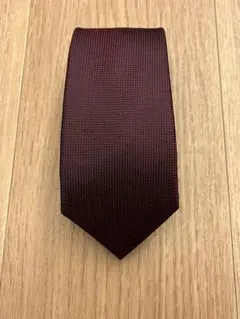 ORIHICA ネクタイ ダークレッド 148cm 細身