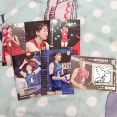 バレーボール女子 日本代表 2024 関菜々巳 直筆サイン入りカード