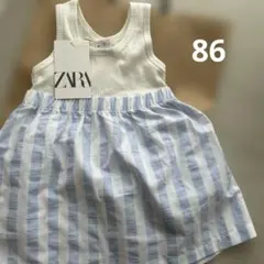 ZARA ベビー ノースリーブ ワンピース 86cmのサムネイル