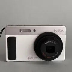 【美品】PENTAX Optio H90 ホワイト シルバーブラック 中古：AB(良品)】ペンタックス Optio H90 セラミックホワイト