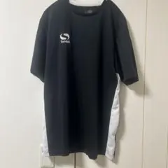 Sondico ブラック/ホワイト Tシャツ L