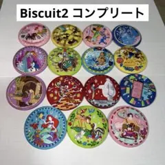 Biscuit2ディズニー刺繍缶バッチ コンプリート