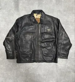 ROUTE66レザーシングルライダース Route 66 California Biker Leather Jacket brown Art.404 | Vintage Leder