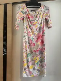 7 ETRO ワンピース 高級 ドレープ ドルマンスリーブ 花柄 S ~ M - メルカリ