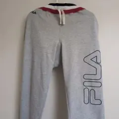【2XL相当】FILA フィラ スウェットパンツ デカロゴ トリコロールのサムネイル