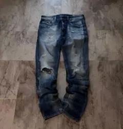 y2k archive DIESEL damage denim grungeのサムネイル