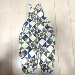 しまむら　softcheese パッチワークサロペット　100㎝