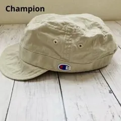 【Champion】ワークキャップ 折りたたみ可 ベージュ 58㎝ コットン