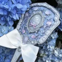 【限定ホワイト】フラワーノーズ　シェルズジュエル　シリーズ　ハンドミラー